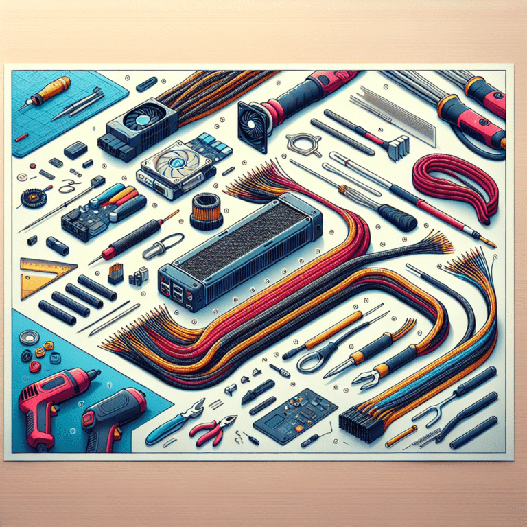  "Practical Steps to Neatly Sleeve PCIe Power Cables