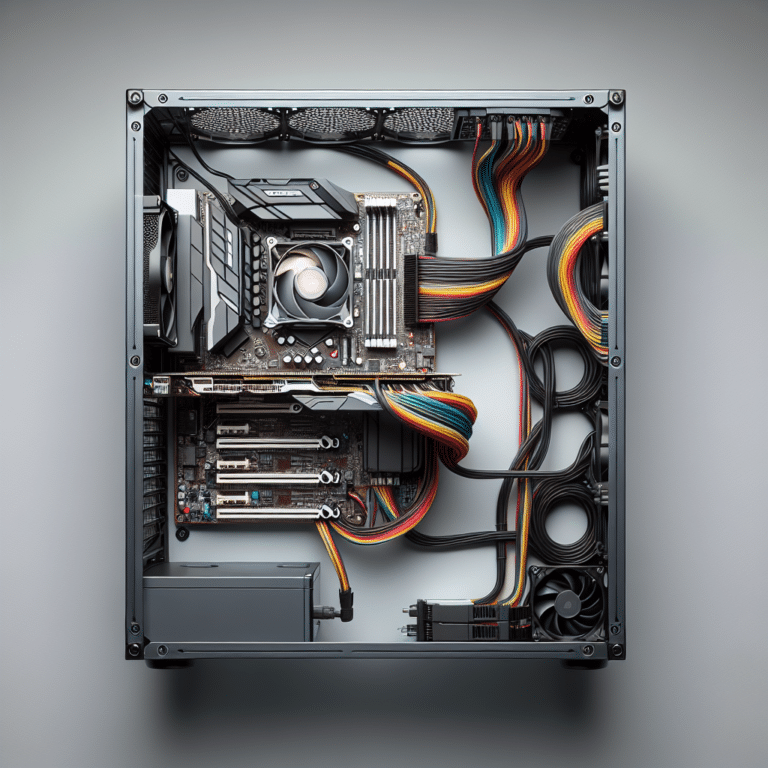 Cable Management in Open-Frame PC Builds