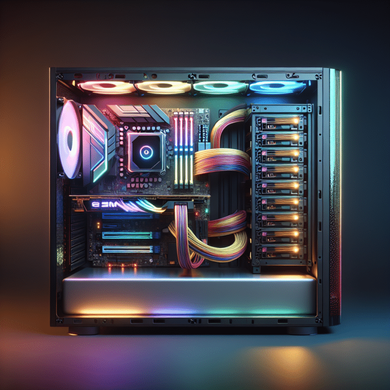 PC Builds with Themed Color Sleeving