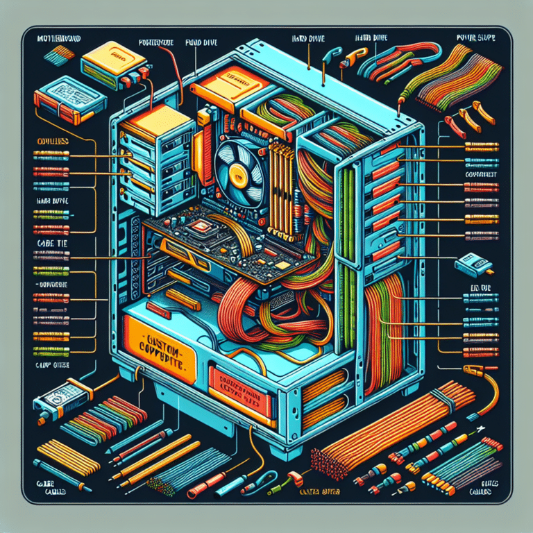 "Effective Cable Management for Custom PC Builds