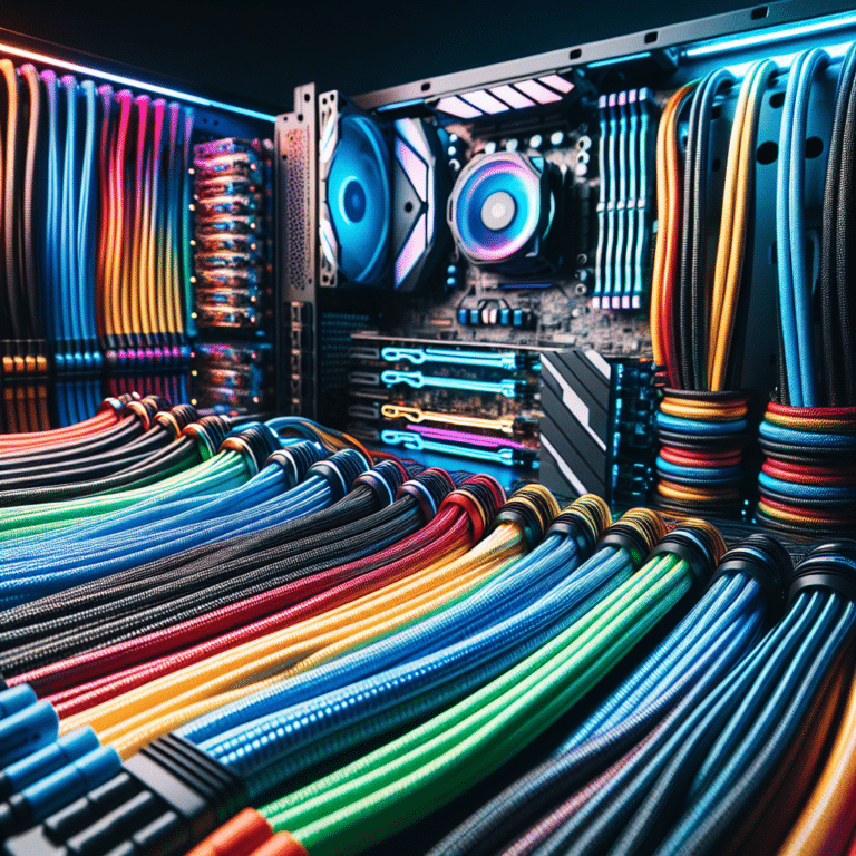 PC Builds with Themed Color Sleeving