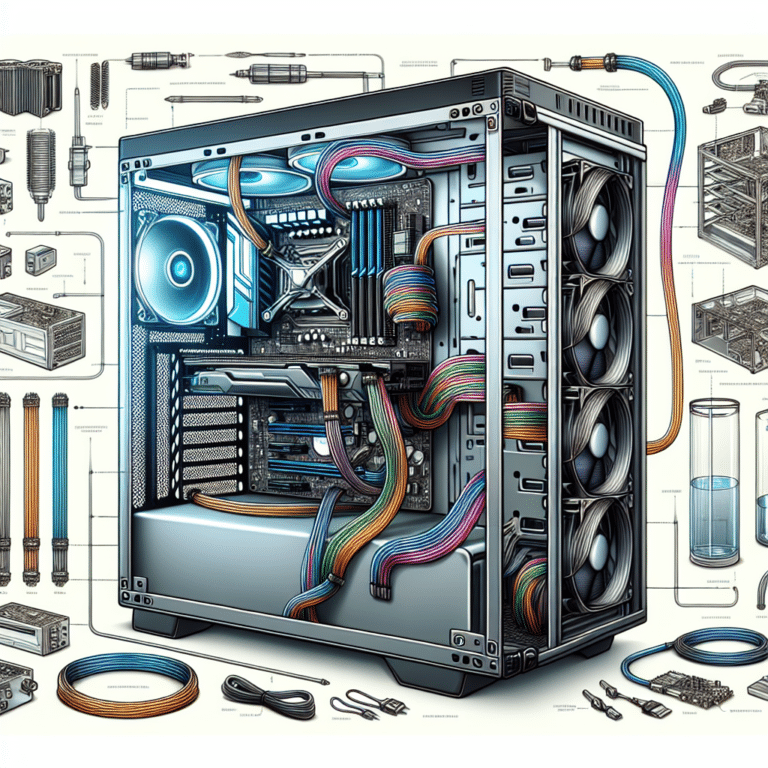 Step-by-Step Cable Routing in a Water-Cooled PC