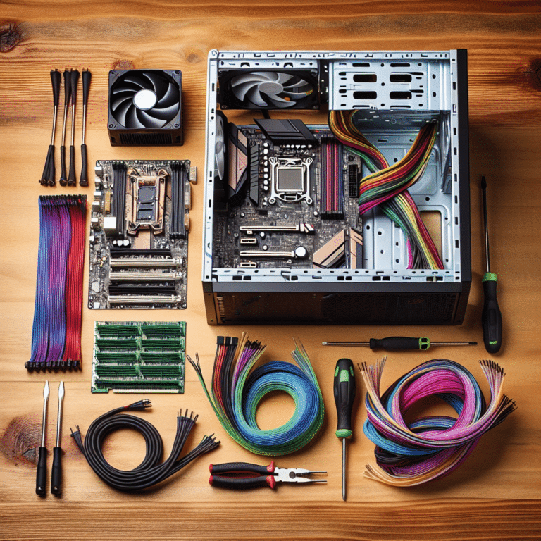 DIY High-Performance PC Builds with Cable Sleeving