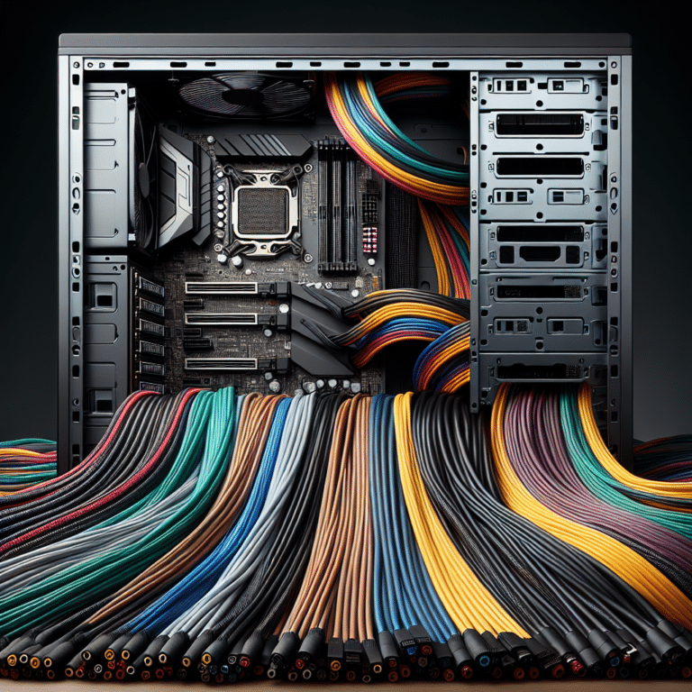 Best Practices for Organizing Sleeved Cables Inside Cases