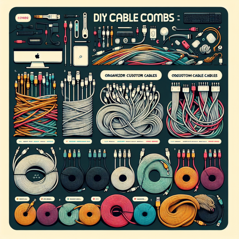 DIY Cable Combs: A Guide to Organizing Your Custom Cables