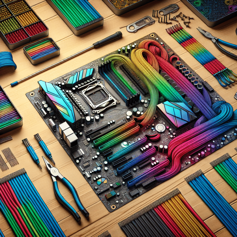 Color Matching Techniques for RGB Builds With Sleeved Cables