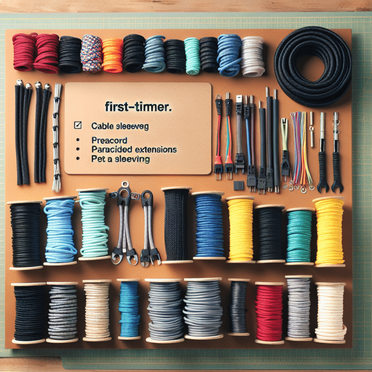 Best Cable Sleeving Options for First Timers