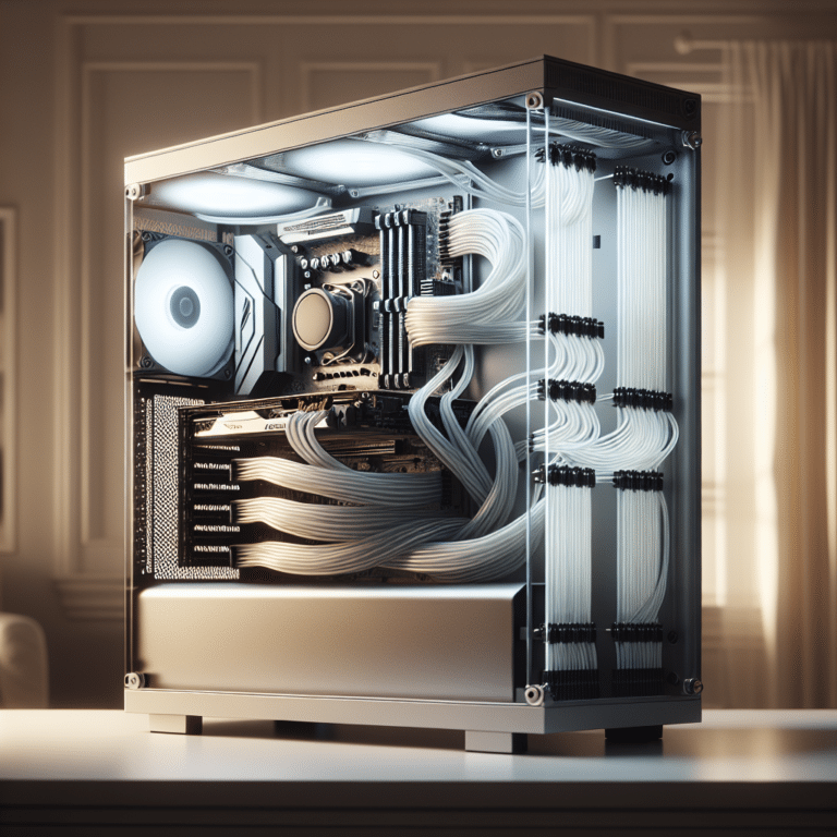 Step-by-Step Cable Routing in a Water-Cooled PC