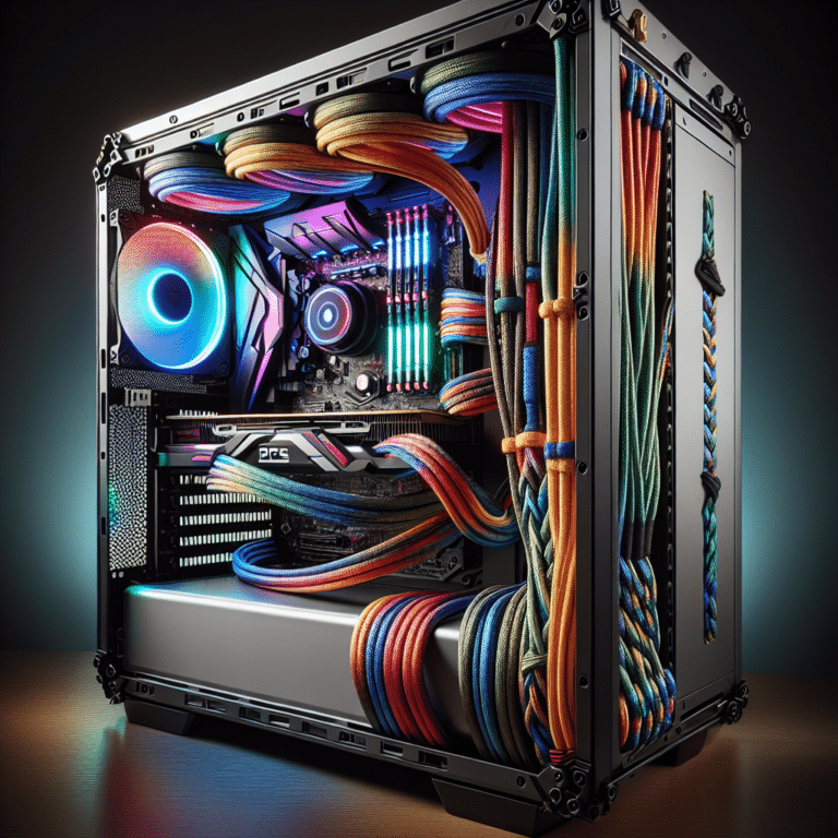 Gaming PC Builds with Custom Paracord Cables