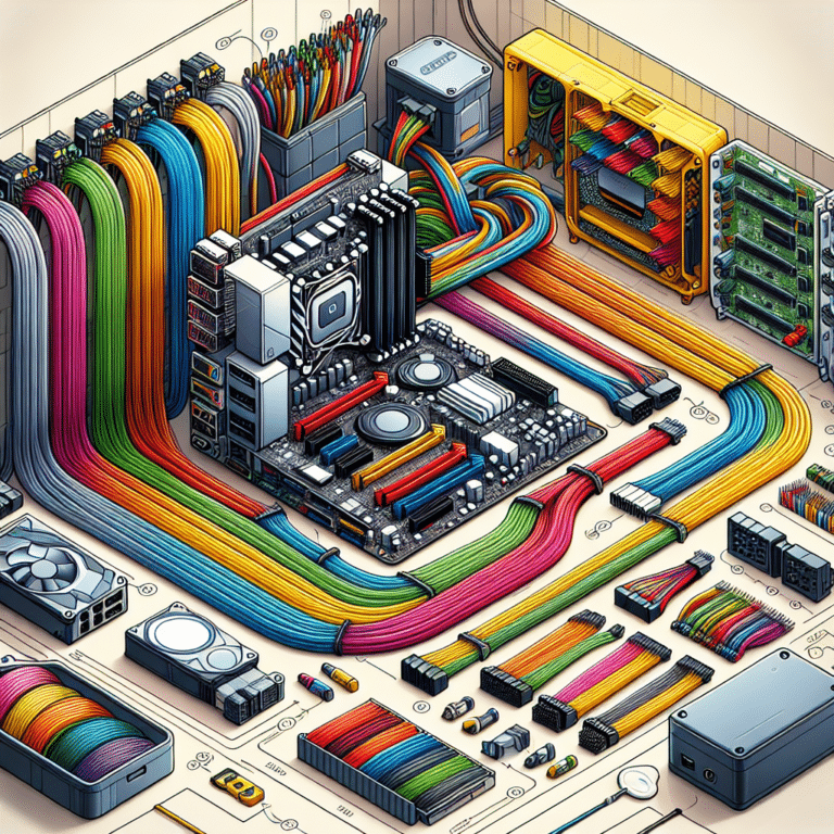 Creating a Color Coded Cable System for Your PC