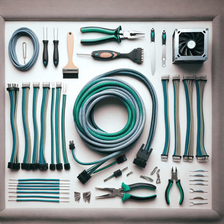 Beginner’s Guide to Sleeving Your PSU Cables Step-by-Step